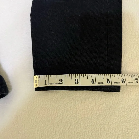 Levi's 501 S Skinny Premium Black 100% Cotton Jeans Size 25 x 28 - Picture 10 of 10